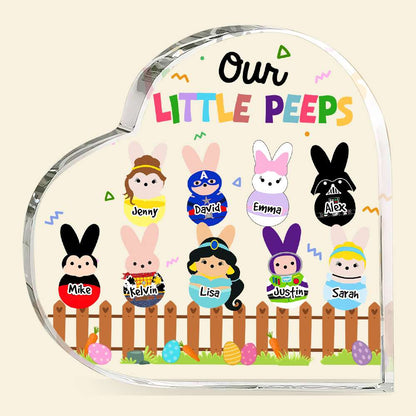 Gift For Family, Personalized Acrylic Plaque, Bunny Easter Kid Plaque 04NAHN050124