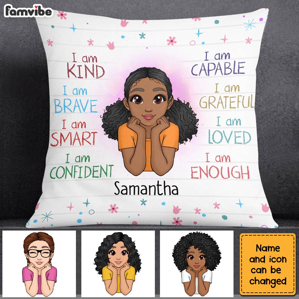 Personalized Gift For Granddaughter I Am Kind Pillow NB304 36O28