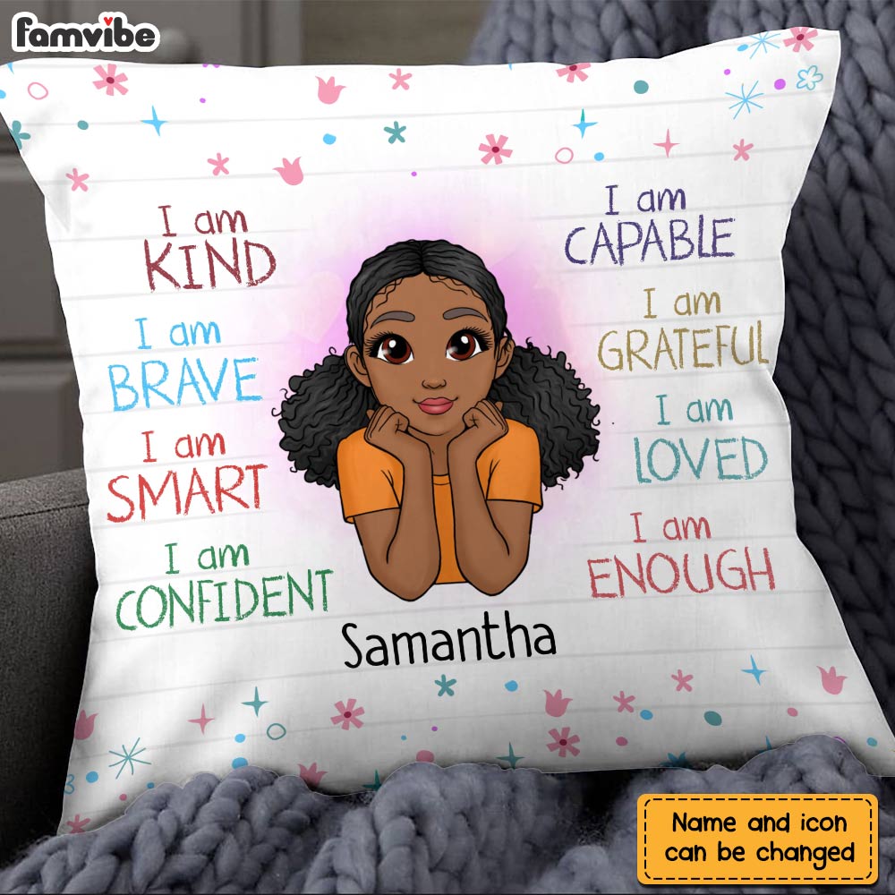 Personalized Gift For Granddaughter I Am Kind Pillow NB304 36O28