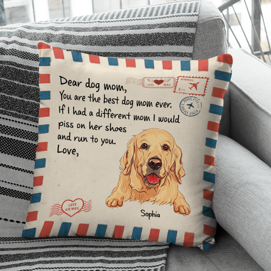 Dear Dog Dad/Mom Personalized Pillow P-NN815