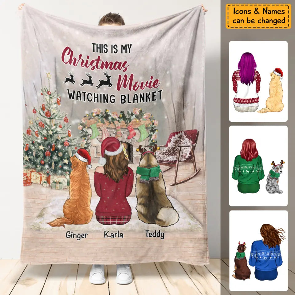 This Is My Christmas Movie Watching Blanket - Dog Lover - B-PT3579