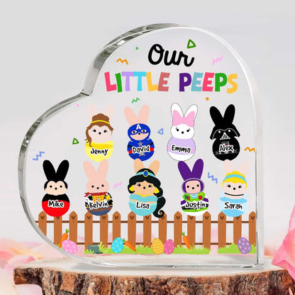 Gift For Family, Personalized Acrylic Plaque, Bunny Easter Kid Plaque 04NAHN050124